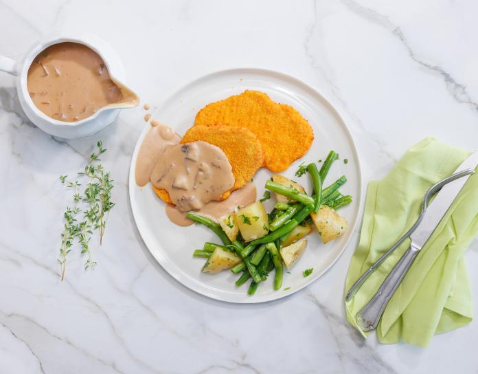 Mantar Soslu Schnitzel Görsel