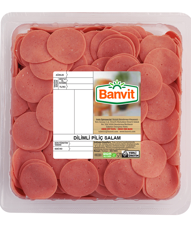 Banvit Dilimli Piliç Salam 1000 g