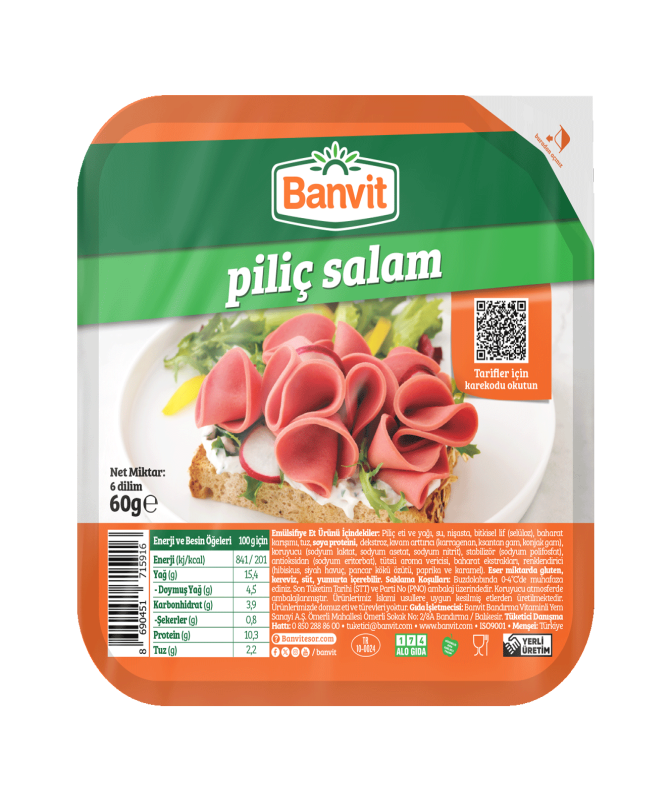 Banvit Piliç Salam 60 g