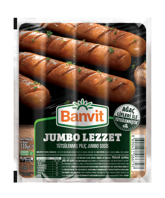 Banvit Piliç Jumbo Sosis 330 g