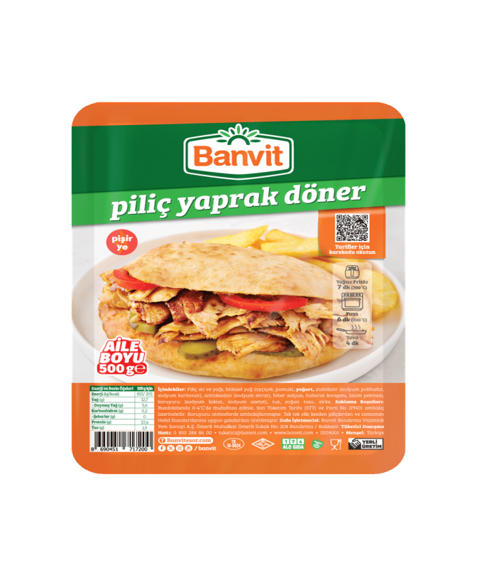 Banvit Yaprak Döner 500 g